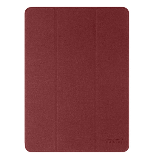 For iPad Air 11 2025 / 2024 Mutural YASHI Series Tablet Leather Smart Case(Red) by Mutural