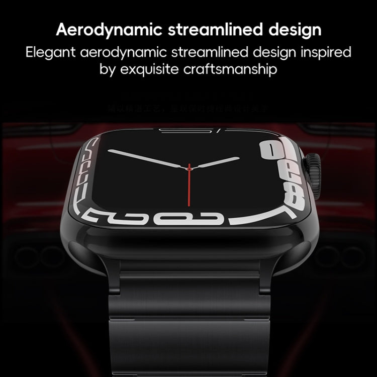 For Apple Watch Ultra 2 49mm PG60 Single Bead Bamboo Joint Titanium Metal Watch Band(Silver) by bashfashion