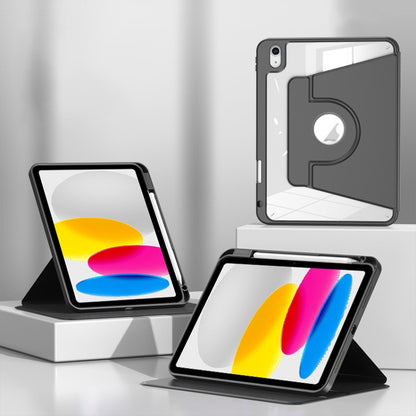 For iPad 2025 / 2022 Magnetic Split Leather Smart Tablet Case with Pen Slot(Black) by bashfashion