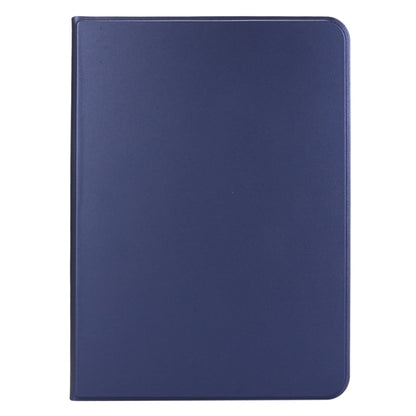 For iPad Pro 13 2025 / 2024 Stretch Voltage Plain Leather Smart Tablet Case(Dark Blue) by bashfashion