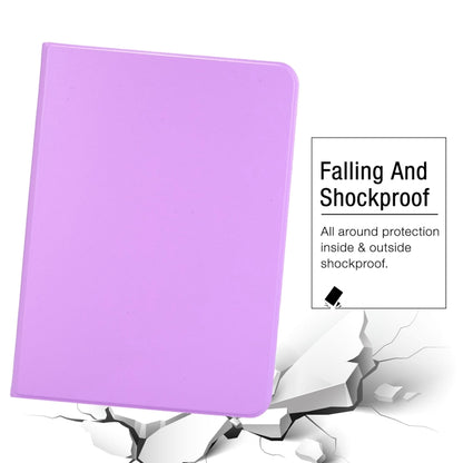 For iPad Pro 13 2025 / 2024 Stretch Voltage Plain Leather Smart Tablet Case(Purple) by bashfashion