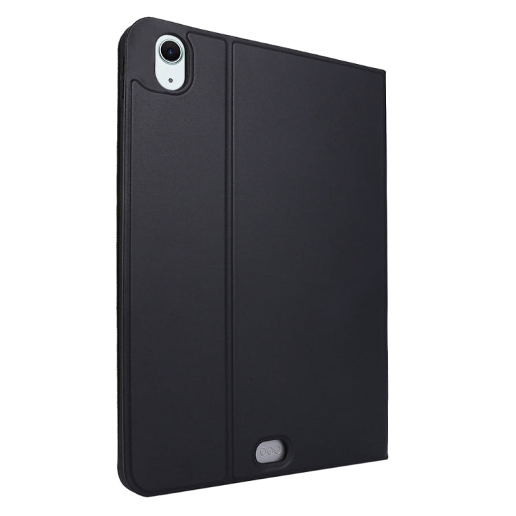 For iPad Air 13 2025 / 2024 Stretch Voltage Plain Leather Smart Tablet Case(Black) by bashfashion