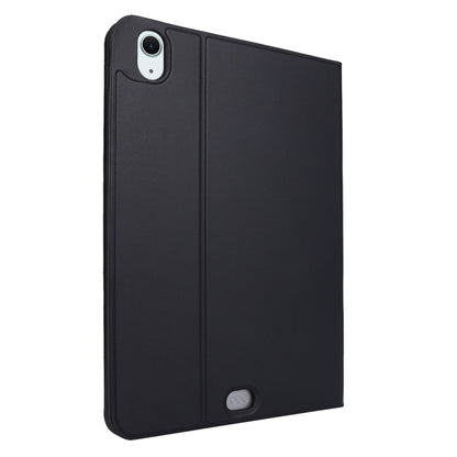 For iPad Air 13 2025 / 2024 Stretch Voltage Plain Leather Smart Tablet Case(Black) by bashfashion
