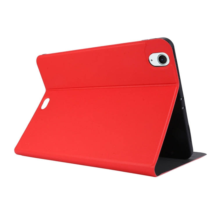 For iPad Air 13 2025 / 2024 Stretch Voltage Plain Leather Smart Tablet Case(Red) by bashfashion