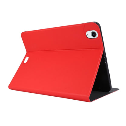 For iPad Air 13 2025 / 2024 Stretch Voltage Plain Leather Smart Tablet Case(Red) by bashfashion