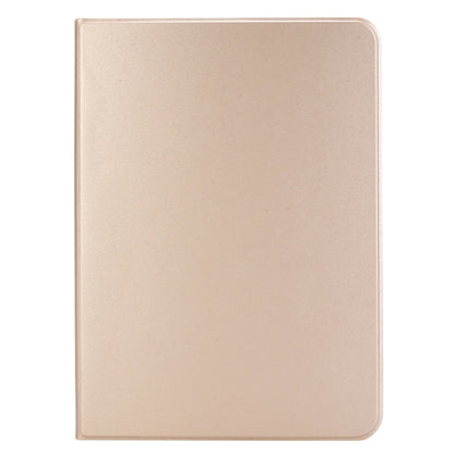 For iPad Air 13 2025 / 2024 Stretch Voltage Plain Leather Smart Tablet Case(Gold) by bashfashion