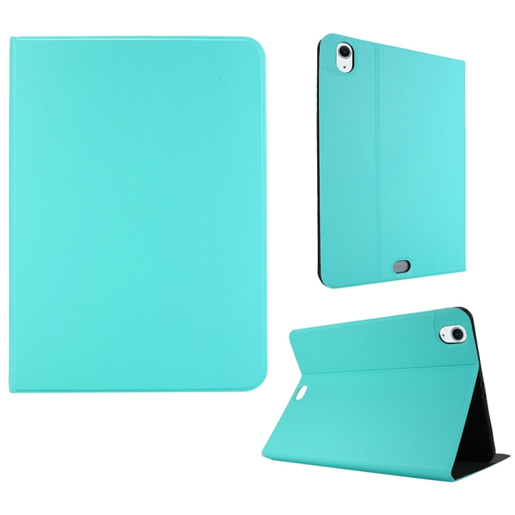 For iPad Air 13 2025 / 2024 Stretch Voltage Plain Leather Smart Tablet Case(Green) by bashfashion