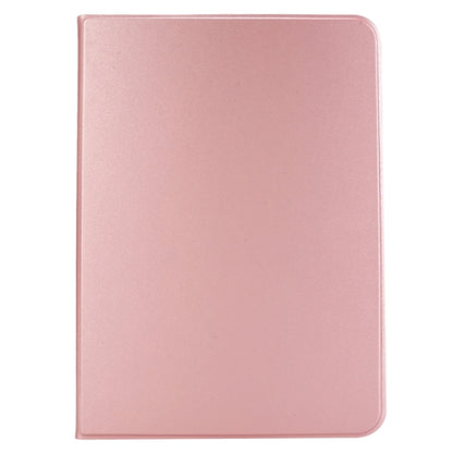 For iPad Air 13 2025 / 2024 Stretch Voltage Plain Leather Smart Tablet Case(Rose Gold) by bashfashion
