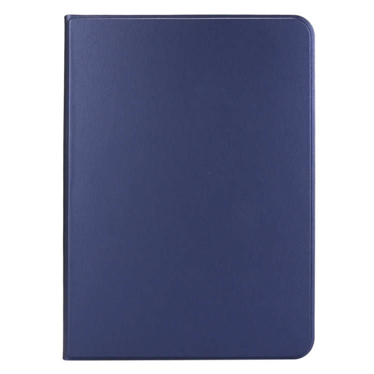 For iPad Air 13 2025 / 2024 Stretch Voltage Plain Leather Smart Tablet Case(Dark Blue) by bashfashion