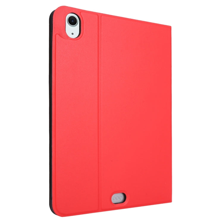 For iPad Air 11 2025 / 2024 Stretch Voltage Plain Leather Smart Tablet Case(Red) by bashfashion
