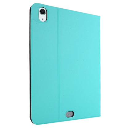 For iPad Air 11 2025 / 2024 Stretch Voltage Plain Leather Smart Tablet Case(Green) by bashfashion