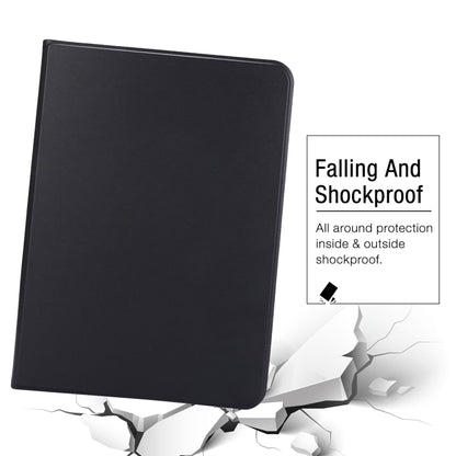 For iPad Pro 11 2025 / 2024 Stretch Voltage Plain Leather Smart Tablet Case(Black) by bashfashion