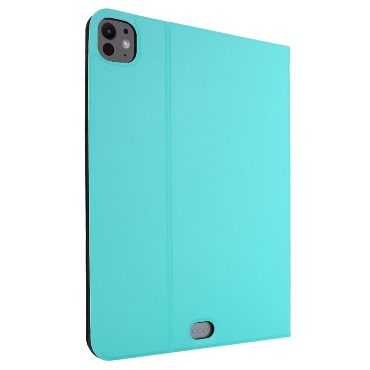 For iPad Pro 11 2025 / 2024 Stretch Voltage Plain Leather Smart Tablet Case(Green) by bashfashion