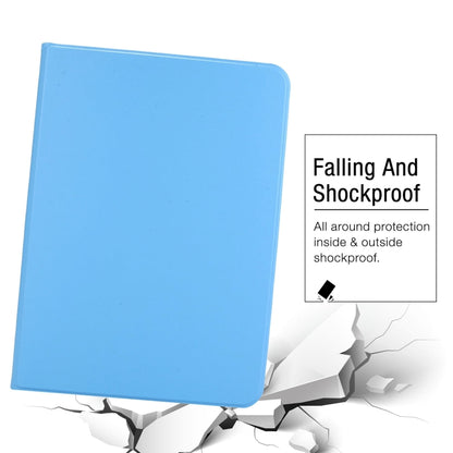 For iPad Pro 11 2025 / 2024 Stretch Voltage Plain Leather Smart Tablet Case(Light Blue) by bashfashion