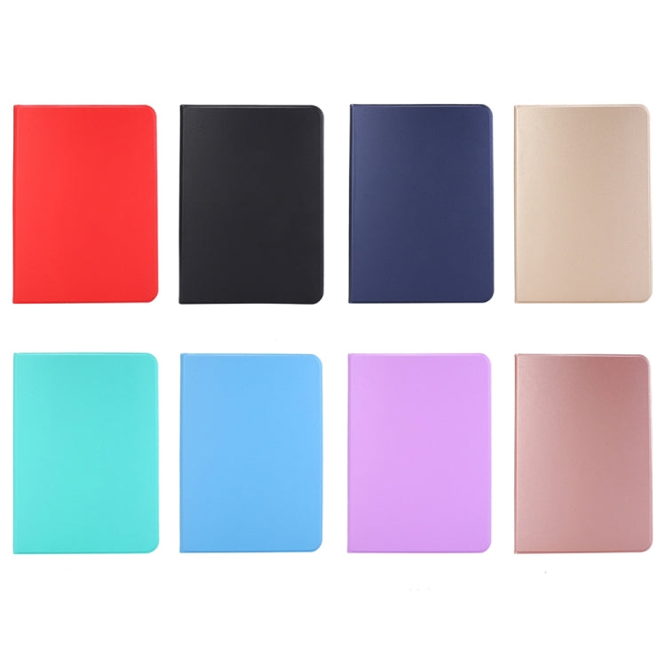 For iPad Air 13 2025 / 2024 Stretch Voltage Plain Leather Smart Tablet Case(Rose Gold) by bashfashion