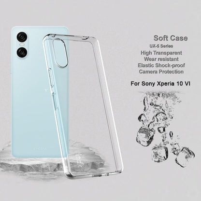 For Sony Xperia 10 VI IMAK UX-5 Series TPU Phone Case(Transparent) by imak