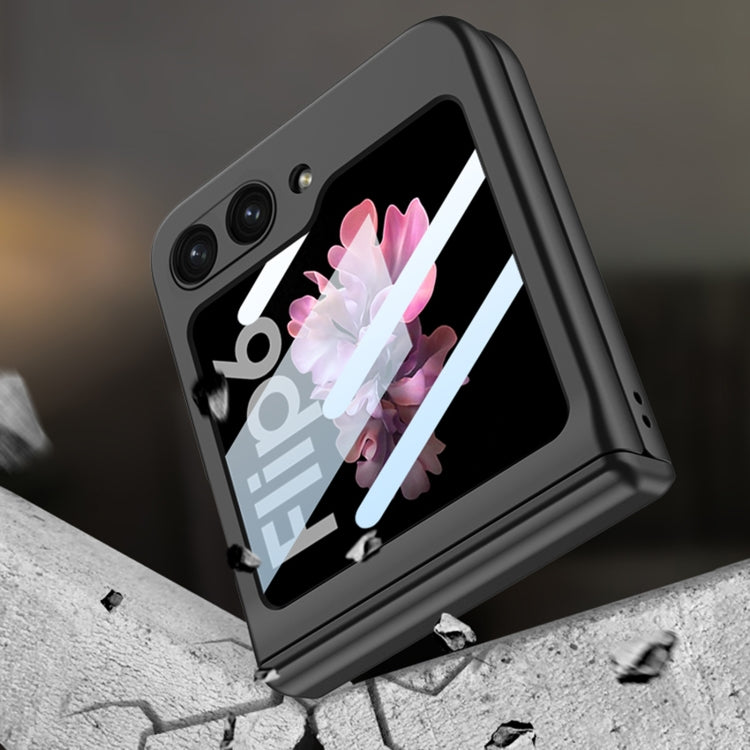 For Samsung Galaxy Z Flip6 / Flip7 FE GKK Integrated Magnetic Full Coverage Folding Phone Case(Orange) by GKK