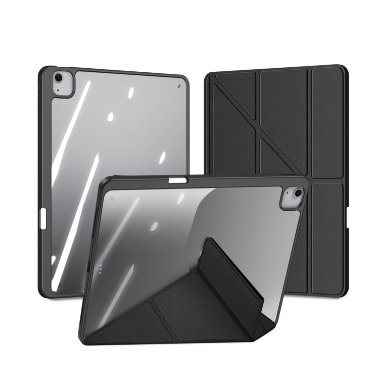 For iPad Air 13 2024 / 2025 DUX DUCIS Magi Series Smart Leather Tablet Case(Black) by DUX DUCIS