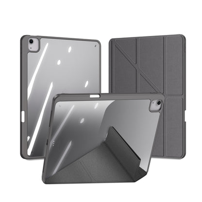 For iPad Air 13 2024 / 2025 DUX DUCIS Magi Series Smart Leather Tablet Case(Grey) by DUX DUCIS