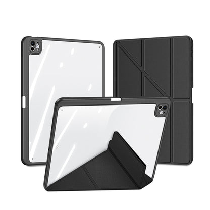 For iPad Pro 13 2025 / 2024 DUX DUCIS Magi Series Smart Leather Tablet Case(Black) by DUX DUCIS