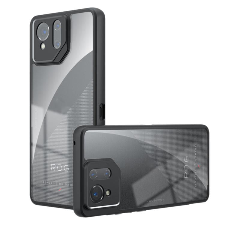For Asus ROG Phone 9 / 9 Pro Armor Precise Hole PC Hybrid TPU Phone Case(Transparent) by bashfashion