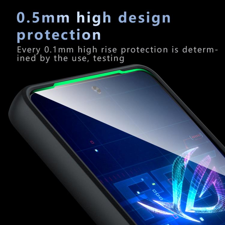 For Asus ROG Phone 9 / 9 Pro Armor Precise Hole PC Hybrid TPU Phone Case(Transparent) by bashfashion