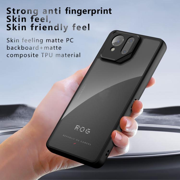 For Asus ROG Phone 9 / 9 Pro Armor Precise Hole PC Hybrid TPU Phone Case(Transparent) by bashfashion