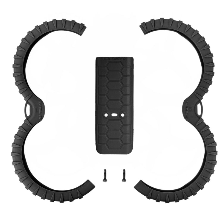 For DJI Avata 2 Sunnylife Drone Anti-Collision Protective Cover Combo Case Kit(Black) by Sunnylife