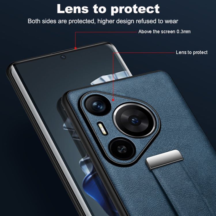 For Huawei nova 13 Pro SULADA PC Hybrid Leather Texture Skin Feel Shockproof Phone Case(Black) by SULADA