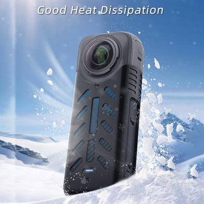 For Insta360 X4 / X5 Sunnylife Silicone Shockproof Case Lens Body Cover Kit(Transparent) by Sunnylife