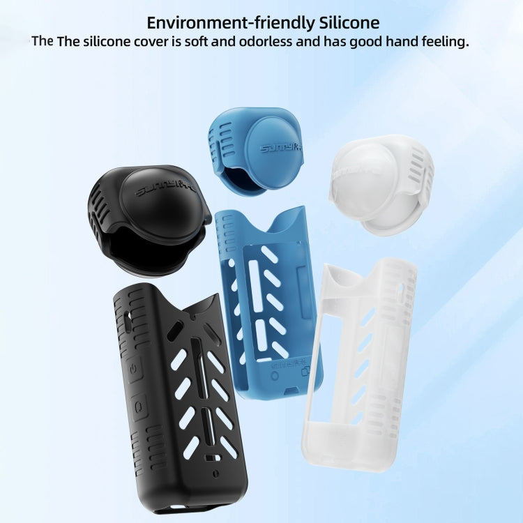 For Insta360 X4 / X5 Sunnylife Silicone Shockproof Case Lens Body Cover Kit(Blue) by Sunnylife