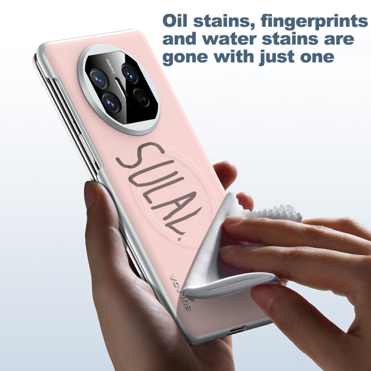 For Huawei Mate X5 SULADA Skin Feel Liquid Leather Shockproof Phone Case(Pink) by SULADA