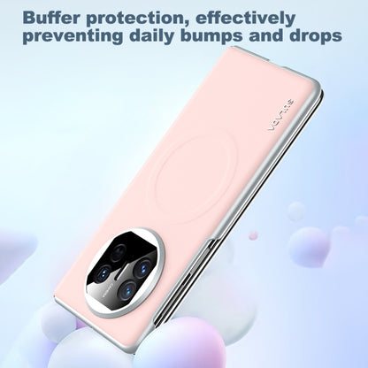 For Huawei Mate X5 SULADA Skin Feel Liquid Leather Shockproof Phone Case(Pink) by SULADA