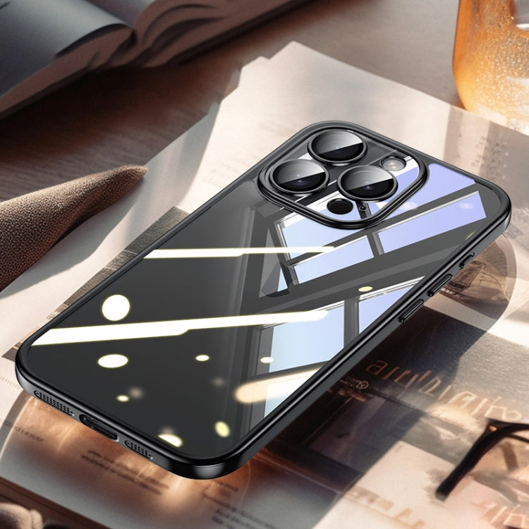 For iPhone 14 Pro Max SULADA Electroplating Frosted PC + TPU Shockproof Phone Case(Black) by SULADA