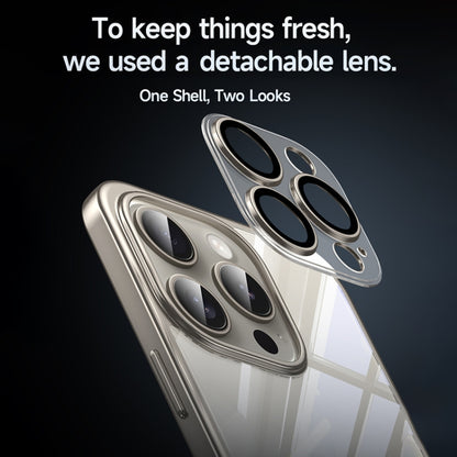 For iPhone 15 Pro SULADA Electroplating Frosted PC + TPU Shockproof Phone Case(Silver) by SULADA