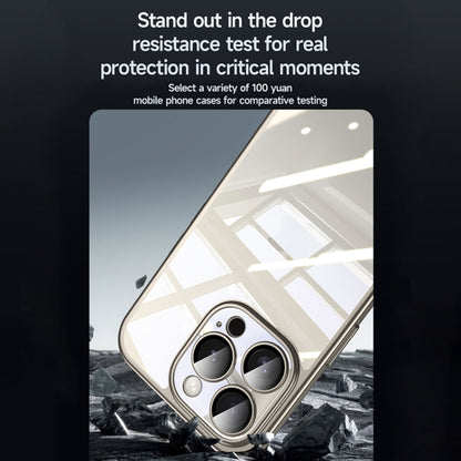 For iPhone 15 Pro Max SULADA Electroplating Frosted PC + TPU Shockproof Phone Case(Gold) by SULADA