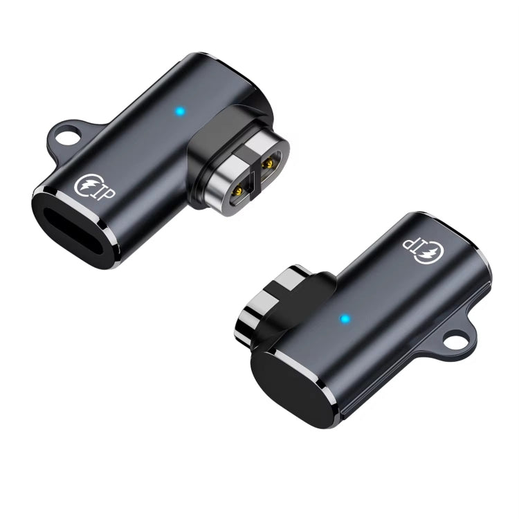 For Shokz Bone Conduction Bluetooth Earphone Charging Conversion Adapter, Interface:8 Pin Side Bend by bashfashion
