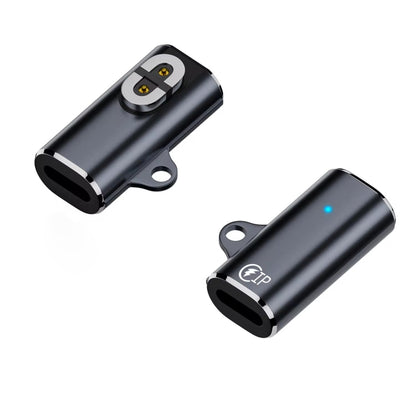 For Shokz Bone Conduction Bluetooth Earphone Charging Conversion Adapter, Interface:8 Pin Elbow by bashfashion