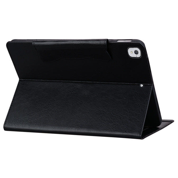 For iPad Air / Air 2 / 9.7 2017 / 2018 Cat Buckle Leather Smart Tablet Case(Black) by bashfashion