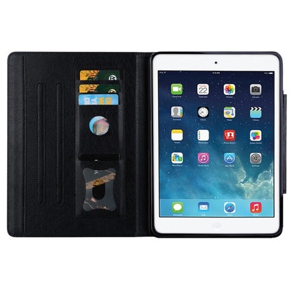 For iPad Air / Air 2 / 9.7 2017 / 2018 Cat Buckle Leather Smart Tablet Case(Black) by bashfashion