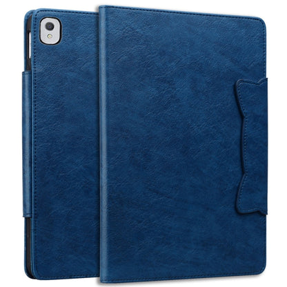 For iPad 10.5 2019 / 2017 / Air 3 Cat Buckle Leather Smart Tablet Case(Royal Blue) by bashfashion