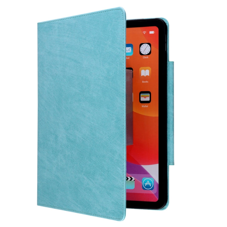 For iPad Pro 11 2022 / 2021 / 2020 / 2018 Cat Buckle Leather Smart Tablet Case(Sky Blue) by bashfashion