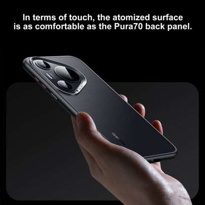 For Huawei Pura 70 Pro / 70 Pro+ SULADA Skin Feel Matte Shockproof Phone Case(Black) by SULADA