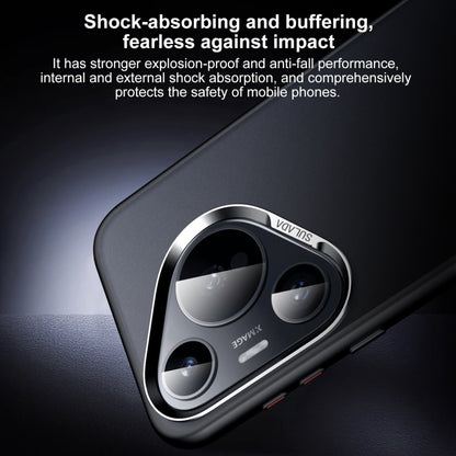 For Huawei Pura 70 Pro / 70 Pro+ SULADA Skin Feel Matte Shockproof Phone Case(Grey) by SULADA