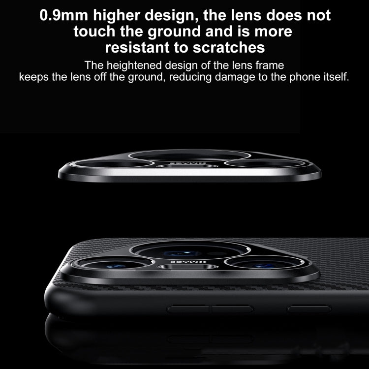 For Huawei Pura 70 SULADA 600D Kevlar Texture PC Shockproof Phone Case(Black) by SULADA