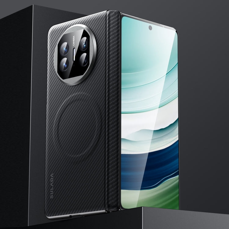 For Huawei Mate X5 SULADA 600D Kevlar Texture PC Shockproof Phone Case(Black) by SULADA