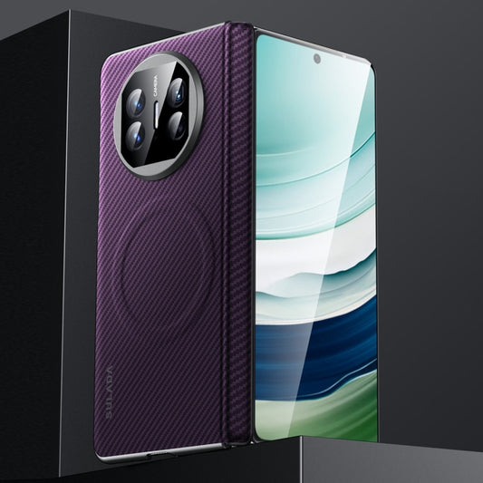 For Huawei Mate X5 SULADA 600D Kevlar Texture PC Shockproof Phone Case(Purple) by SULADA