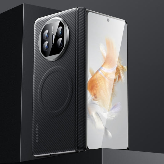 For Huawei Mate X3 SULADA 600D Kevlar Texture PC Shockproof Phone Case(Black) by SULADA