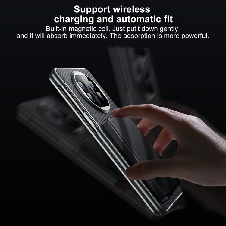 For Huawei Mate X6 SULADA 600D Kevlar Texture PC Shockproof Phone Case(Black) by SULADA