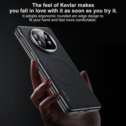 For Huawei Mate X3 SULADA 600D Kevlar Texture PC Shockproof Phone Case(Black) by SULADA